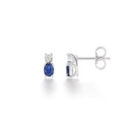 Ohrringe Comete Dame Storia di Luce 375 in Gold Zaffiri+Diamanti KORB1017